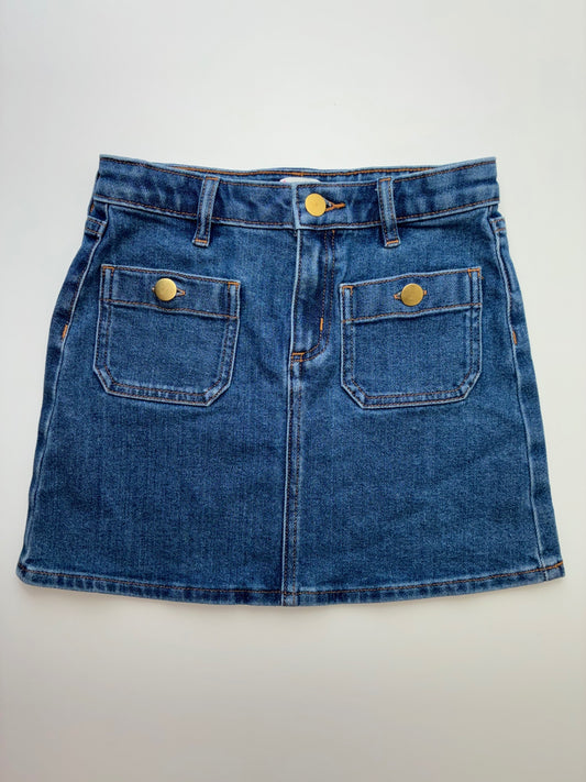Crewcuts Skirt - Blue Denim | size 8