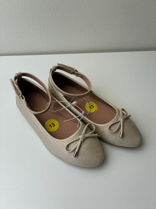 Sugar Shoes - Gold Metallic Ballet Flat | size Shoe 13