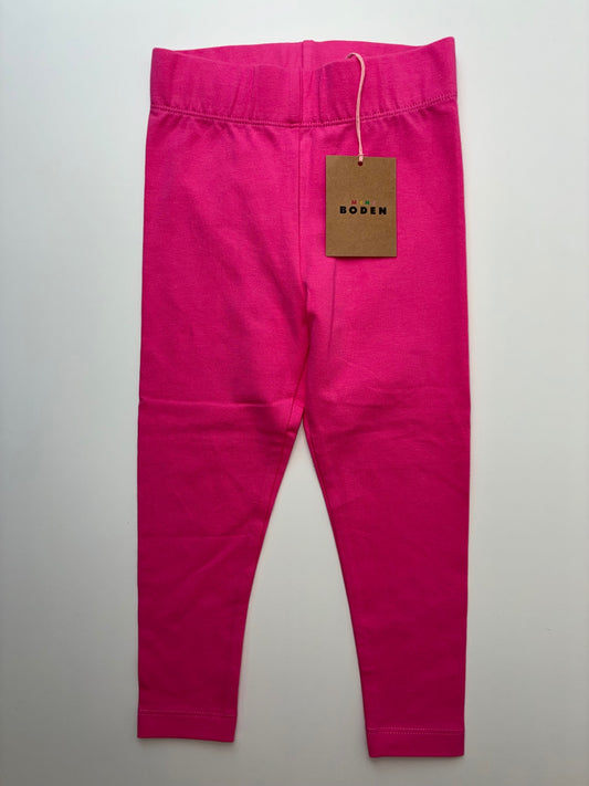 Mini Boden Leggings - Pink Solid | size 2T/3T