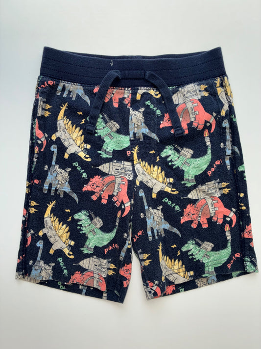 Baby Gap Shorts - Navy Blue Dinosaurs w/ Rockets | size 5T