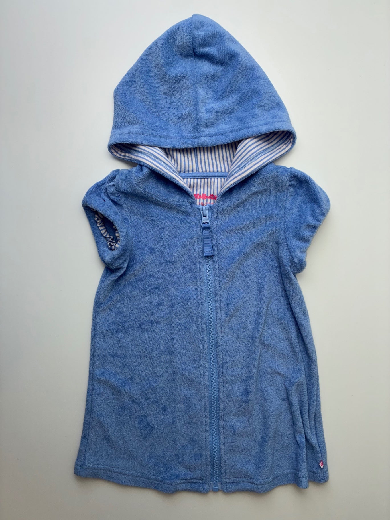 Ruffle Butts Cover Up - Purple Hooded Terry Cover-Up | size 18 - 24 Months