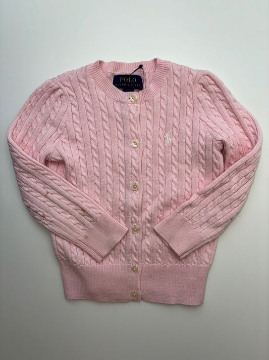 Polo Ralph Lauren Sweater - Pink Cable Knit Cardigan | size 2T