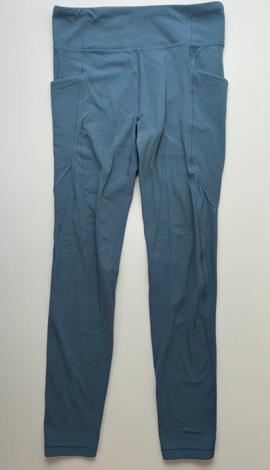 Athleta Girl Leggings - Blue High Rise Stash Your Treasures | size 16