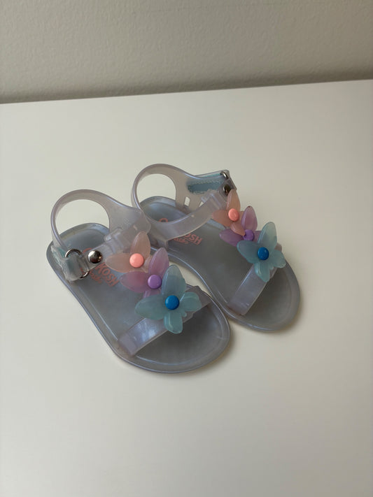 Oshkosh B'Gosh Shoes - Multicolor Iridescent Jelly Sandal | size Shoe 5