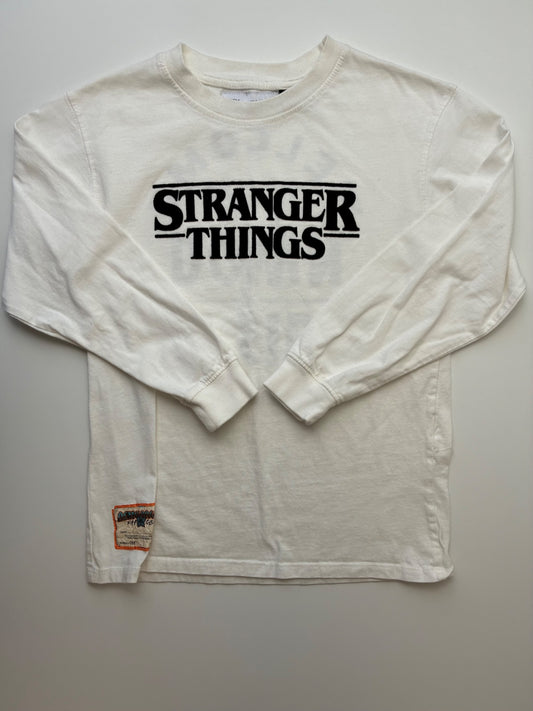 Zara Long Sleeve T-Shirt - White Stranger Things | size 9/10