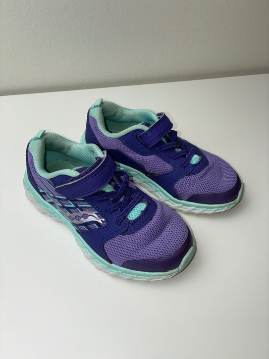 Saucony Shoes - Purple Velcro Wind A/C Sneaker | size Shoe 11