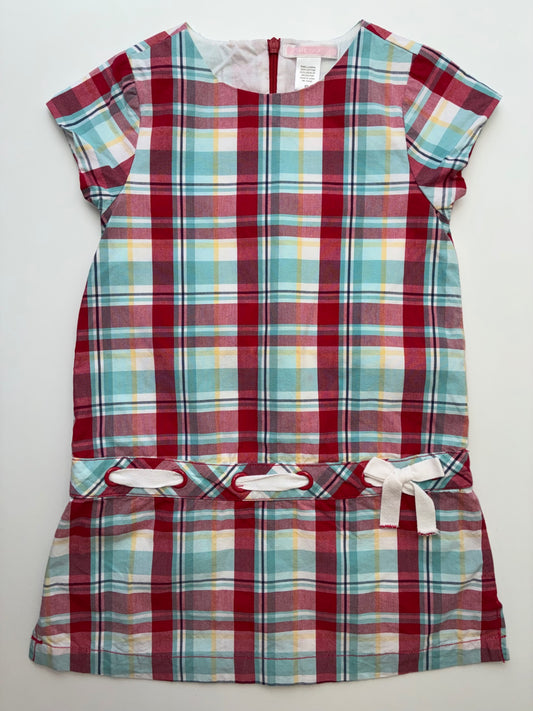 Janie and Jack Dress - Red Plaid Drop Waist | size 3T