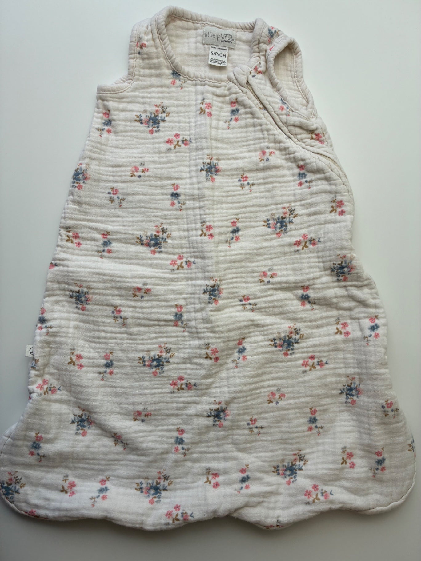 Little Planet by Carter's Sleepsack - White Organic | size S