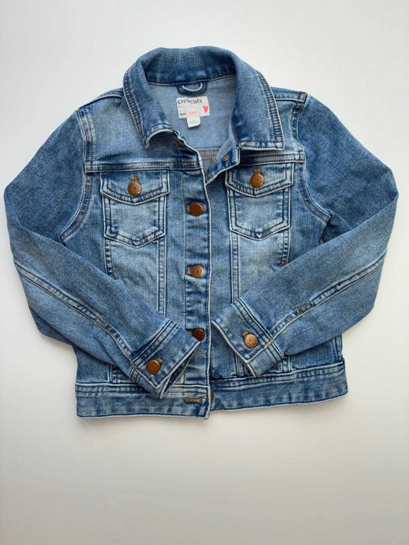 Crewcuts Jacket - Blue Denim | size 6/7