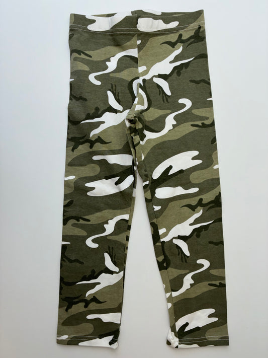 So Nikki Leggings - Green Camouflage | size 6