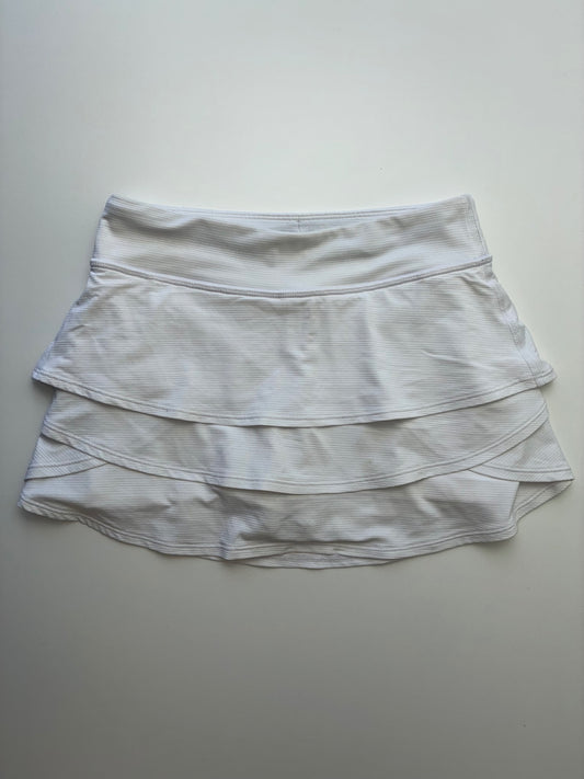 Athleta Girl Skirt - White Tiered Skort | size 7