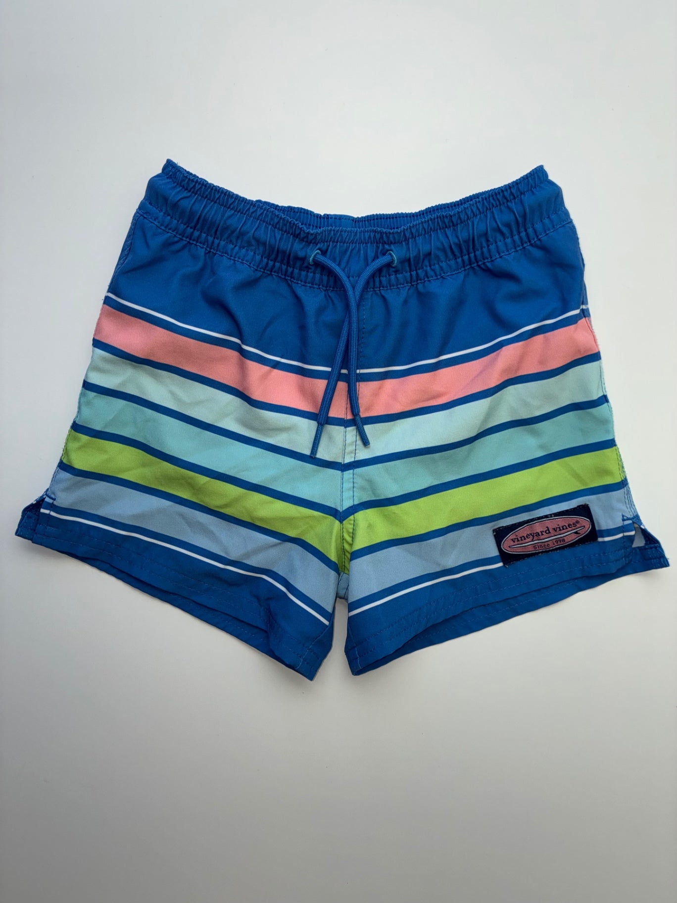 Vineyard Vines Swimsuit - Blue Striped Swim Trunks | size 3T