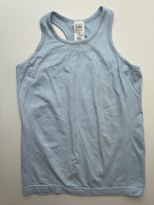 Athleta Girl Tank Top - Blue Racer Back | size 12