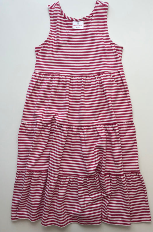 Hanna Andersson Dress - Pink Striped Sleeveless | size 8