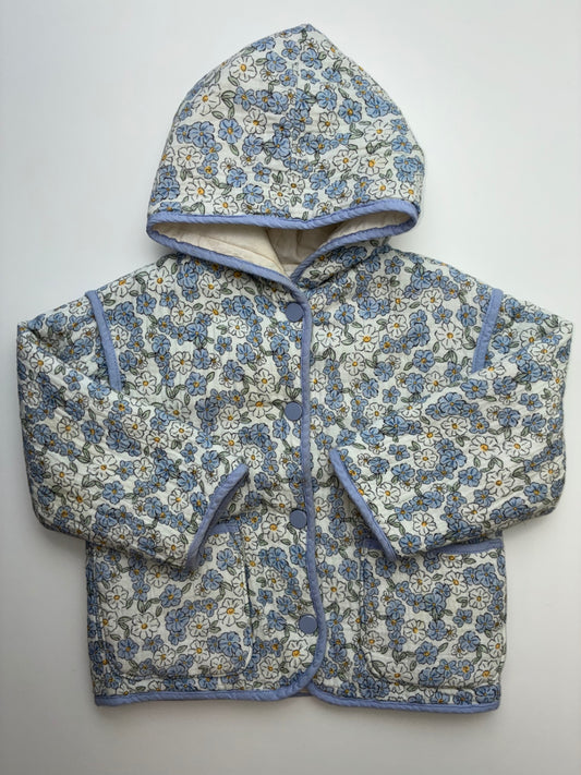 Zara Jacket - Multicolor Floral Quilted | size 18 - 24 Months