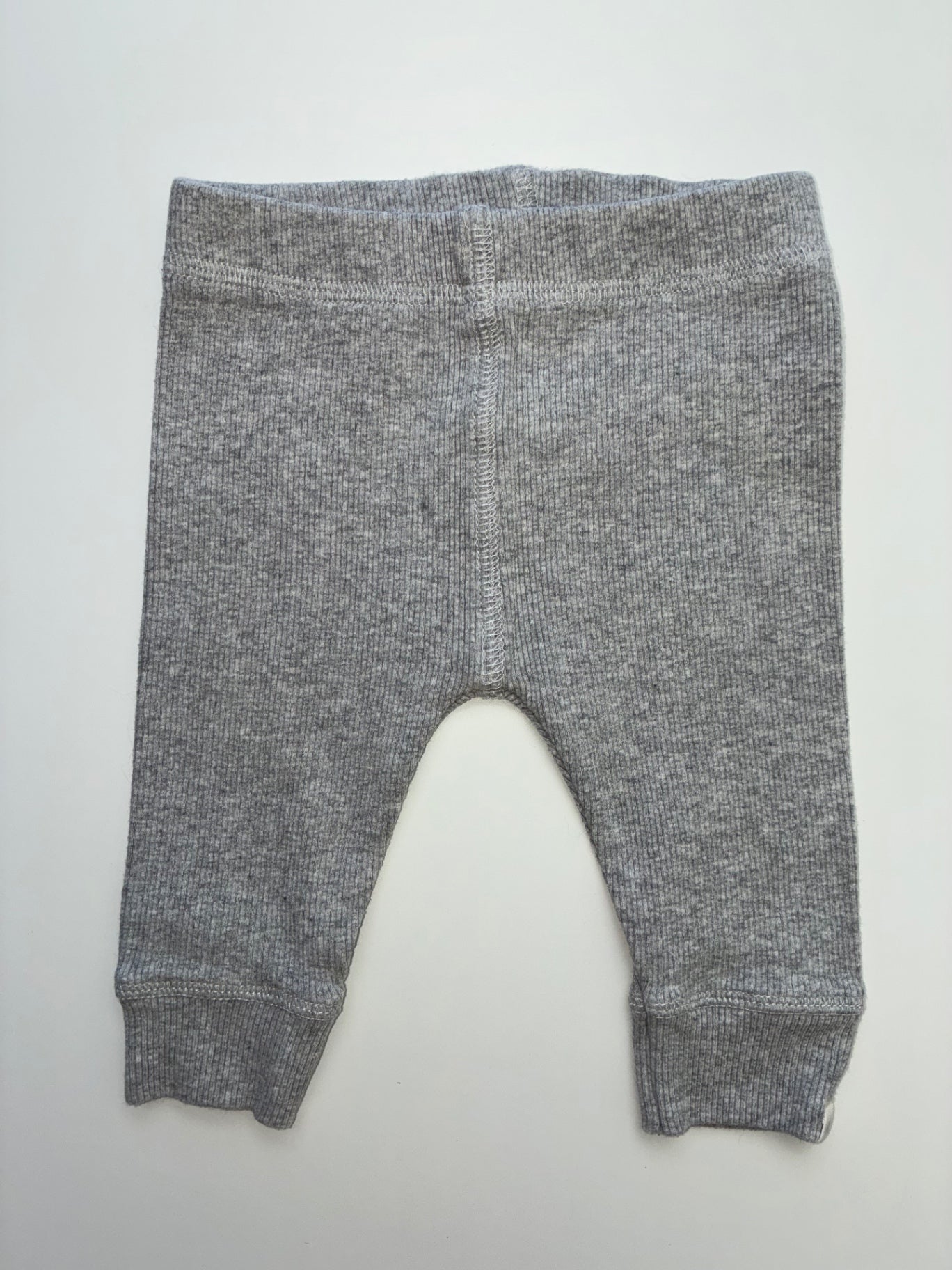 Zara Leggings - Gray Ribbed | size 1 - 3 Months