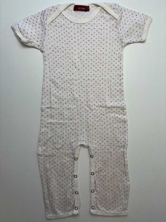 Milkbarn Onesie - Cream Polka Dot | size 6 - 12 Months