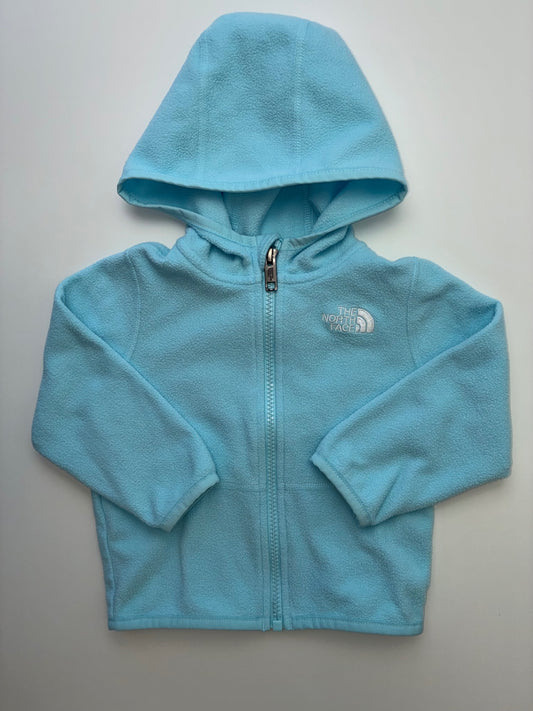 The North Face Jacket - Blue Fleece Full Zip Hoodie | size 12 - 18 Months