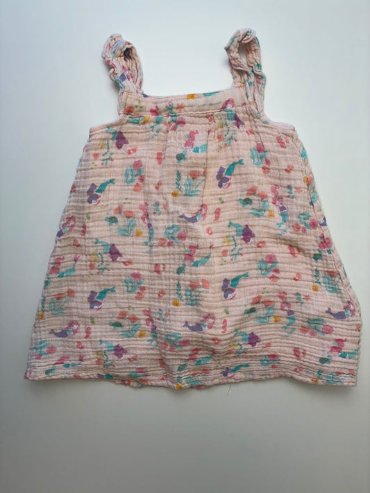 Angel Dear Dress - Pink Floral Muslin | size 2T