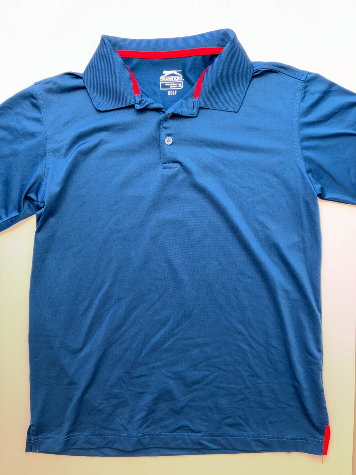 Slazenger Shirt - Navy Blue Golf Polo | size XL