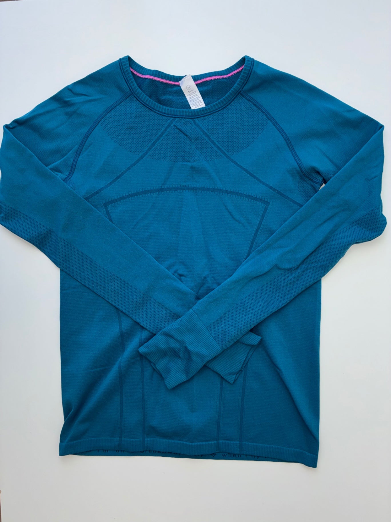 Ivivva Long Sleeve T-Shirt - Blue Solid | size 14