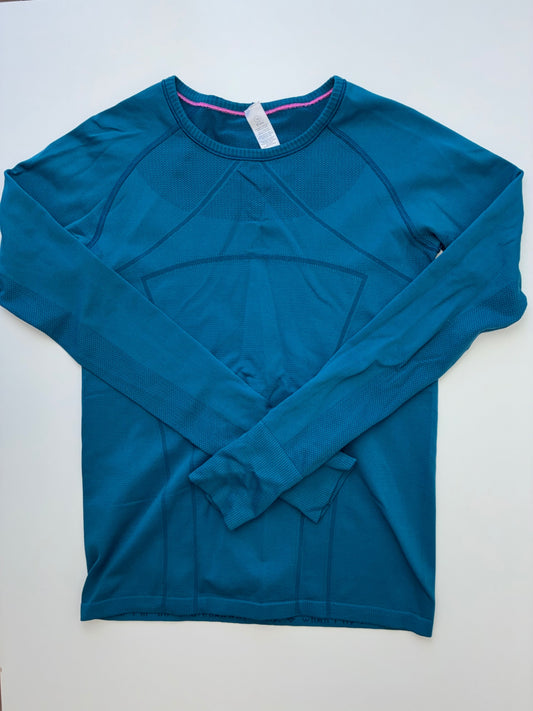 Ivivva Long Sleeve T-Shirt - Blue Solid | size 14