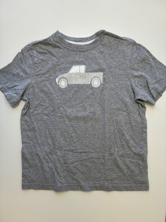 Hanna Andersson T-Shirt - Gray Truck Graphic | size 10
