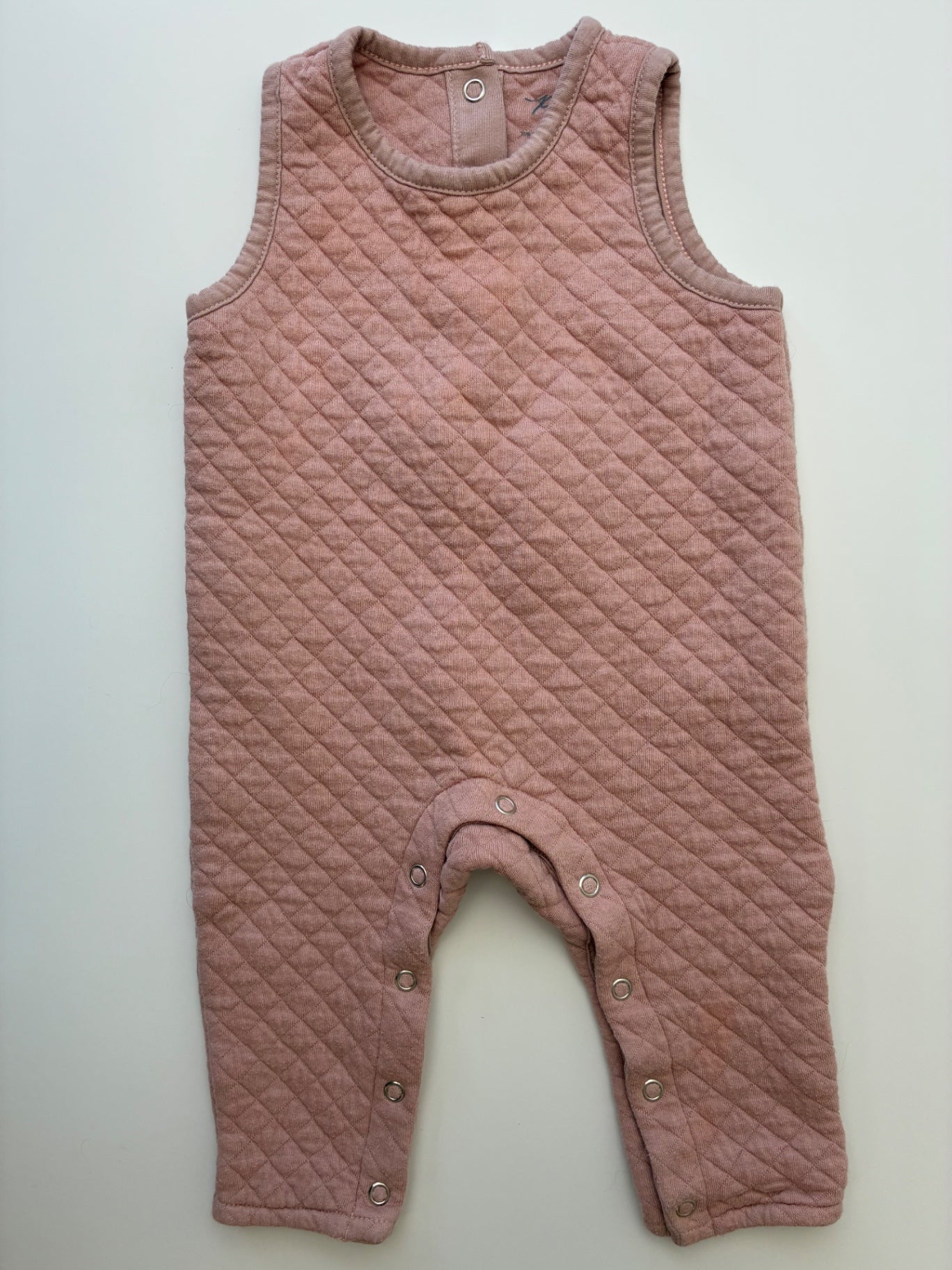 Pehr Onesie - Pink Quilted Sleeveless | size 3 - 6 Months