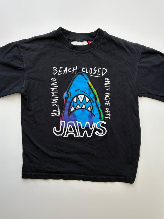 Zara T-Shirt - Black Jaws Graphic | size 9/10