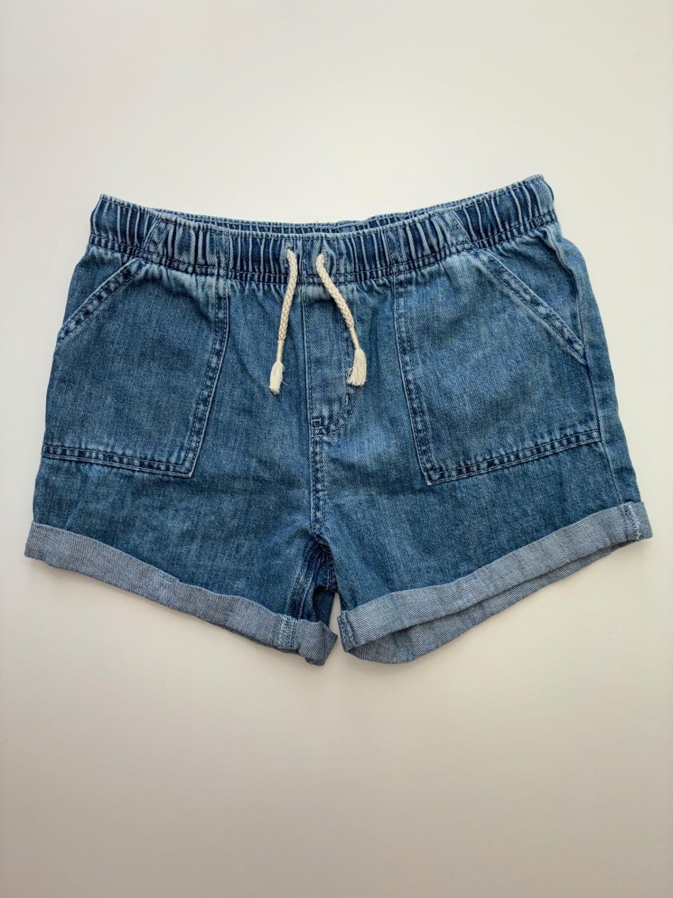 Cat & Jack Shorts - Blue Cuffed Hem Denim | size 10/12