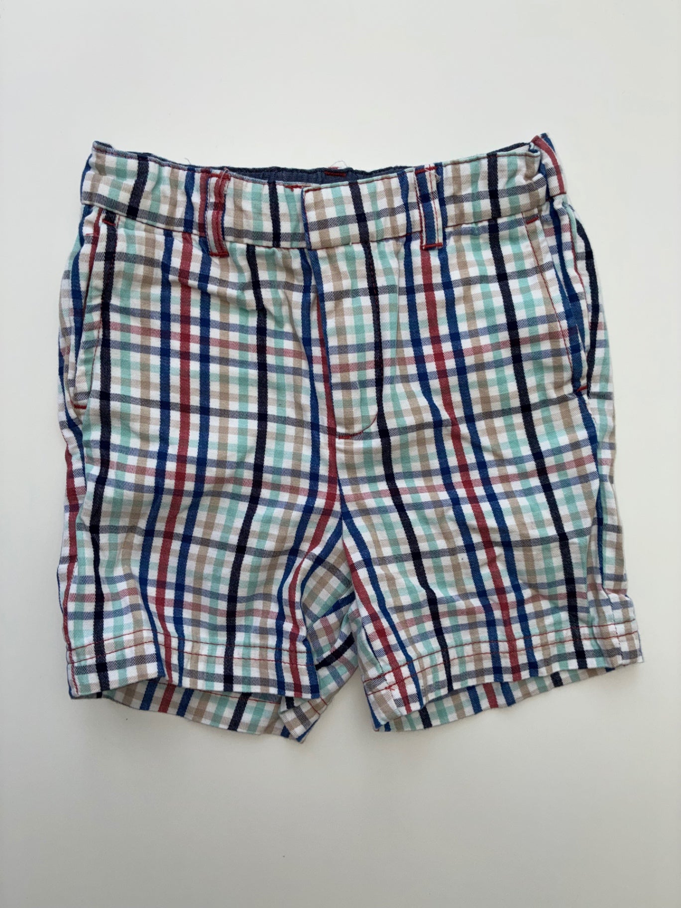EGG New York Shorts - Multicolor Plaid | size 18 Months