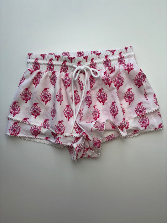 Roller Rabbit x Target Shorts - Pink Floral Layered | size 9/10