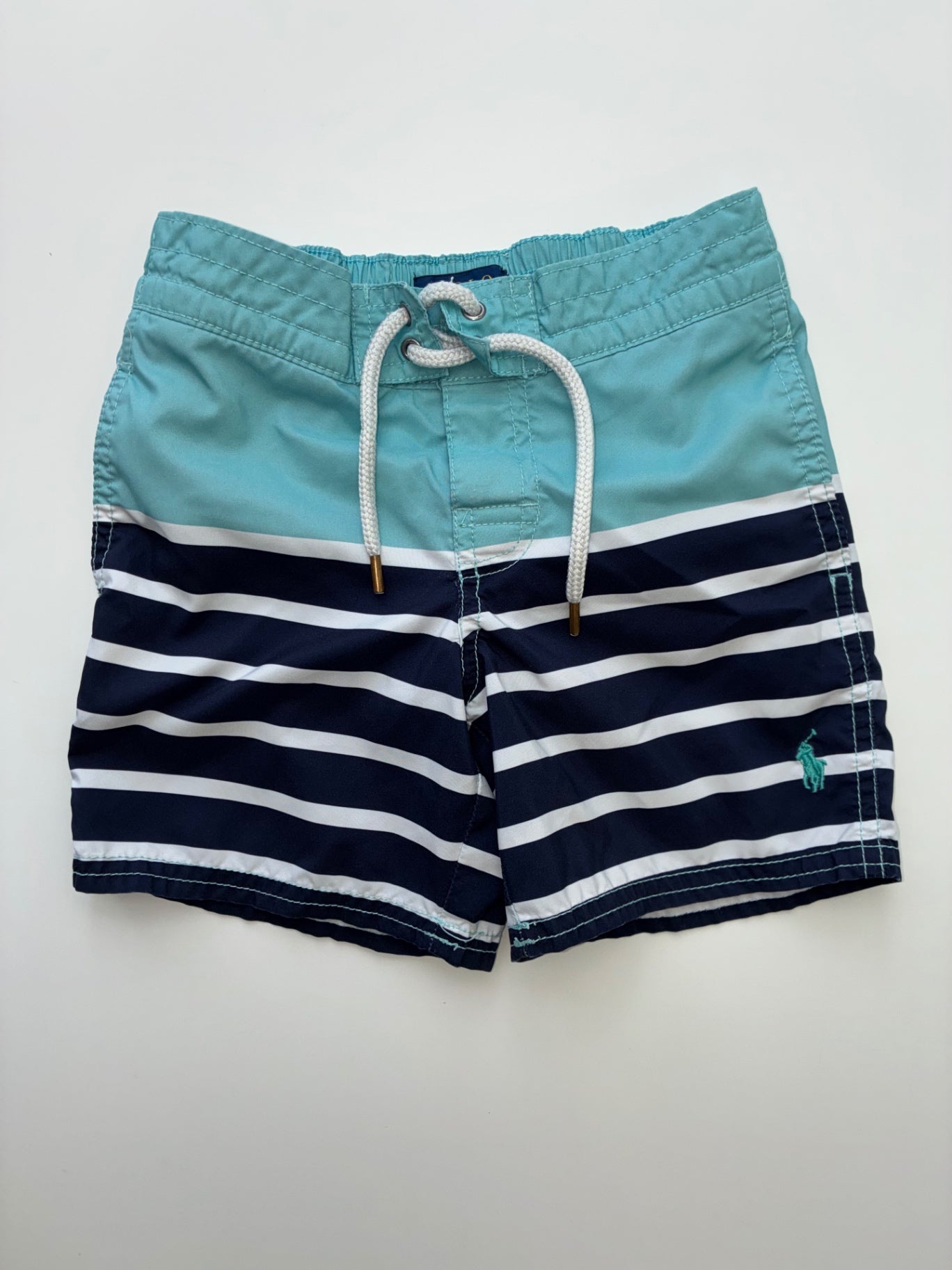 Polo Ralph Lauren Swimsuit - Blue Striped Swim Trunks | size 3T