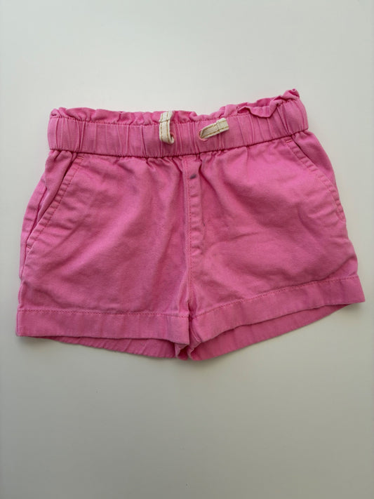 Crewcuts Shorts - Pink Pull-On Twill | size 4T