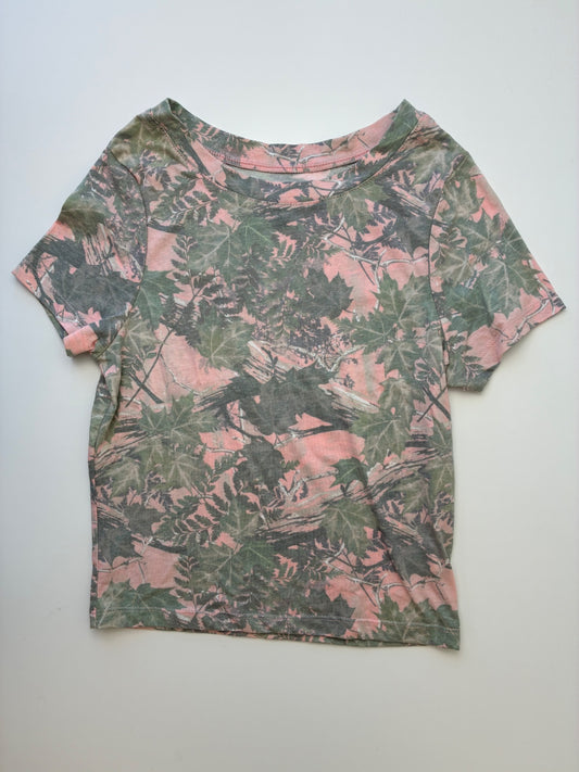 Pacsun T-Shirt - Green Camouflage (Adult Size S) | size Women's S