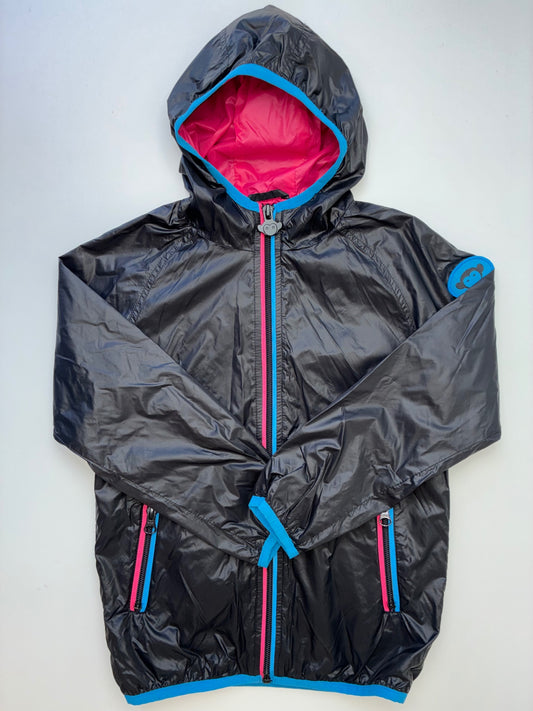 Appaman Jacket - Black Windbreaker w/ Hood | size 6