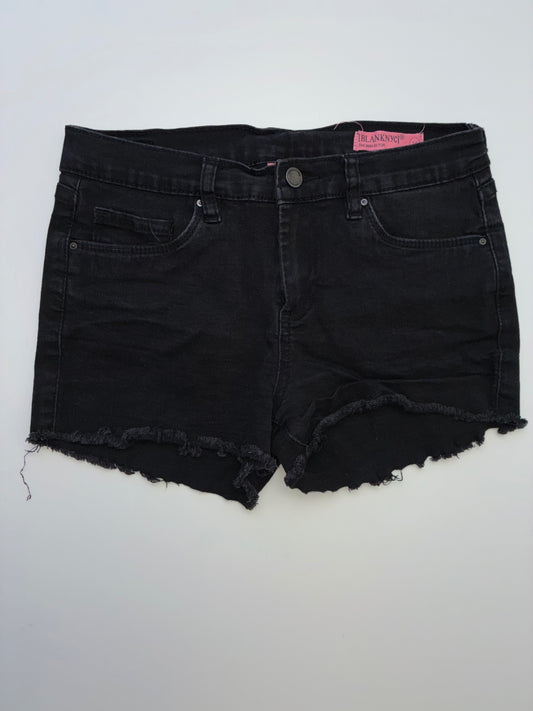 Blank NYC Shorts - Black Mini Astor Stretch Denim | size 14