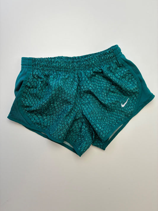 Nike Shorts - Green Diamond Print | size 6/7