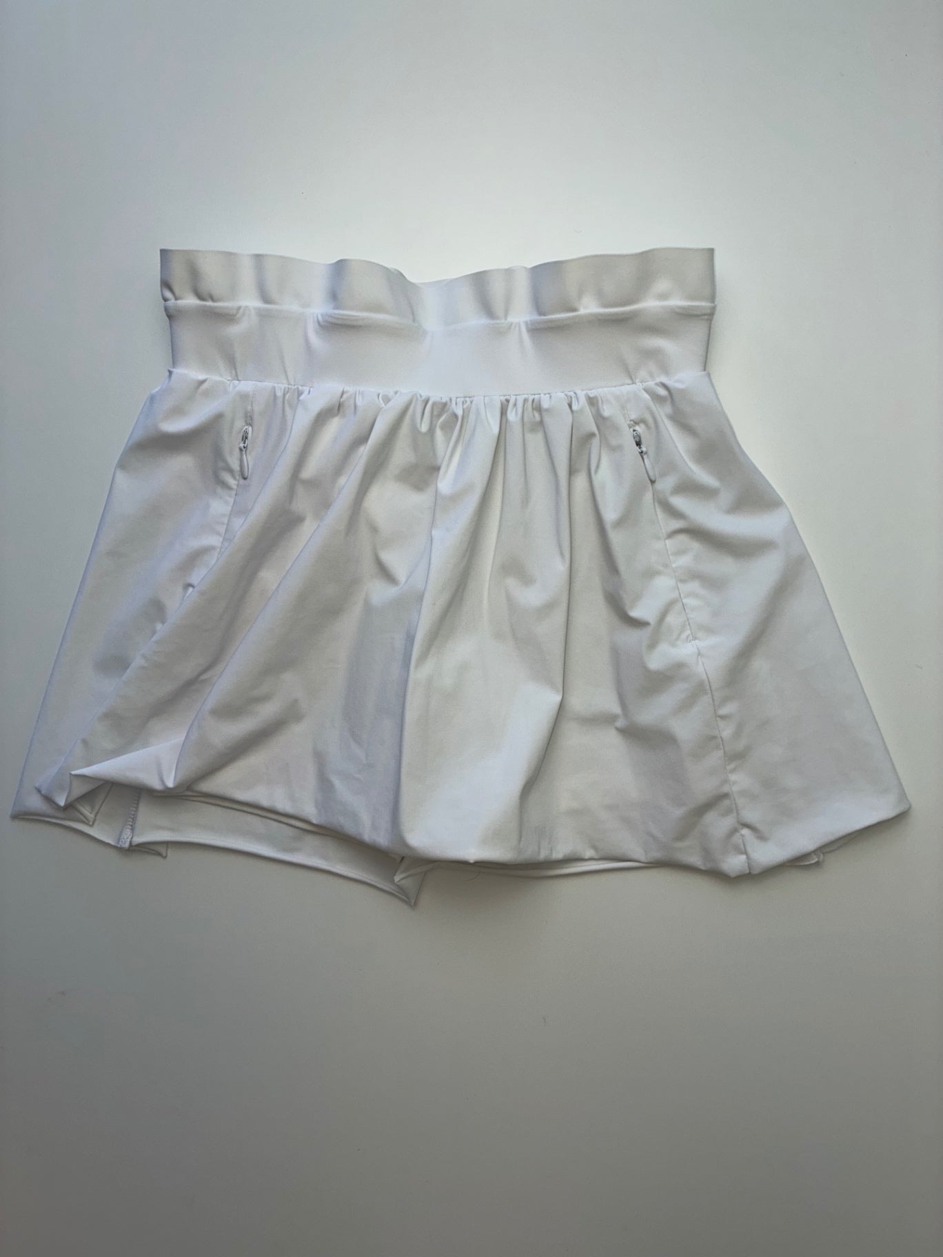 Greyson Skirt - White Solid Skort | size 6