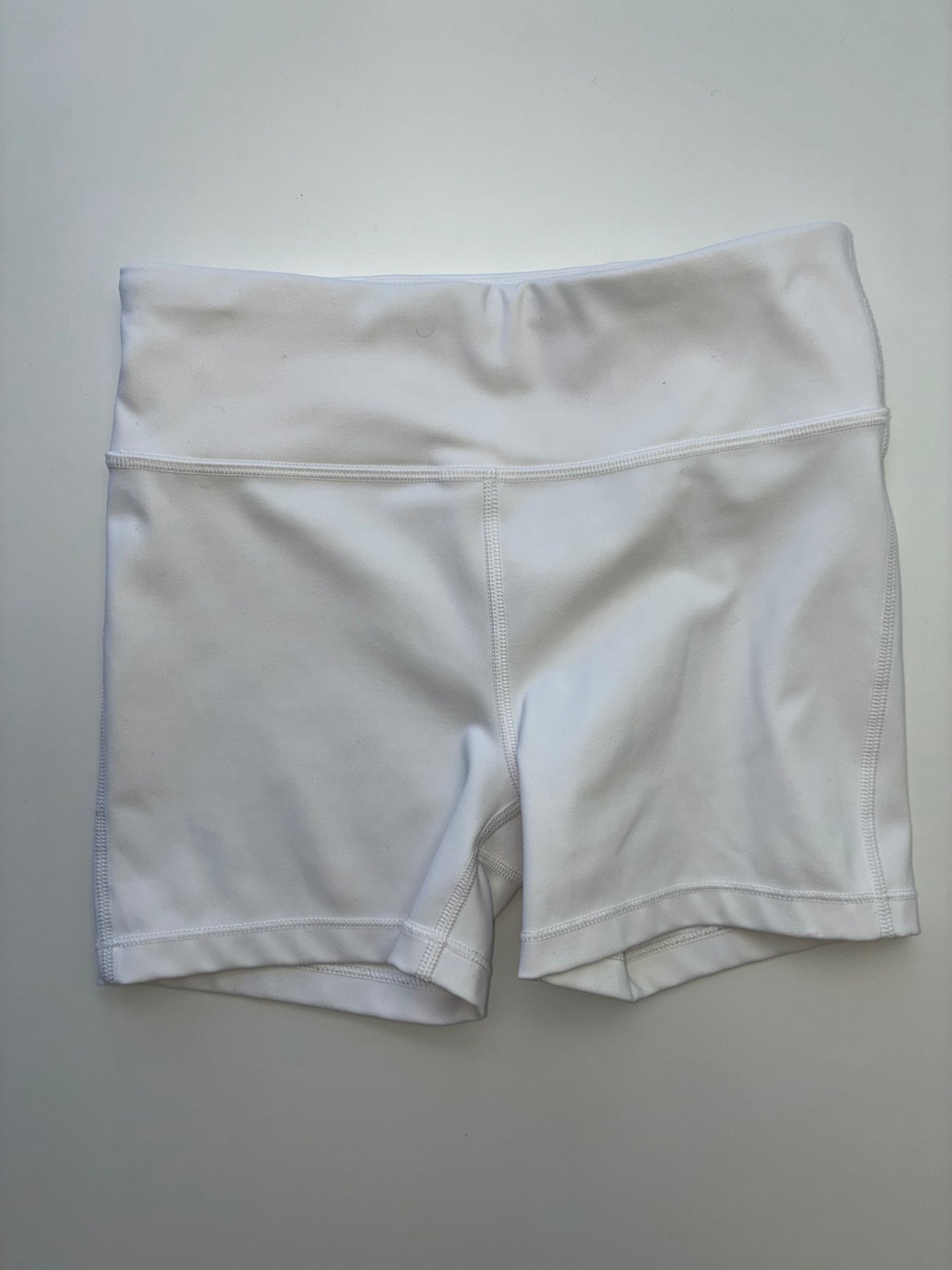 Athleta Girl Shorts - White Biker Shorts | size 8/10