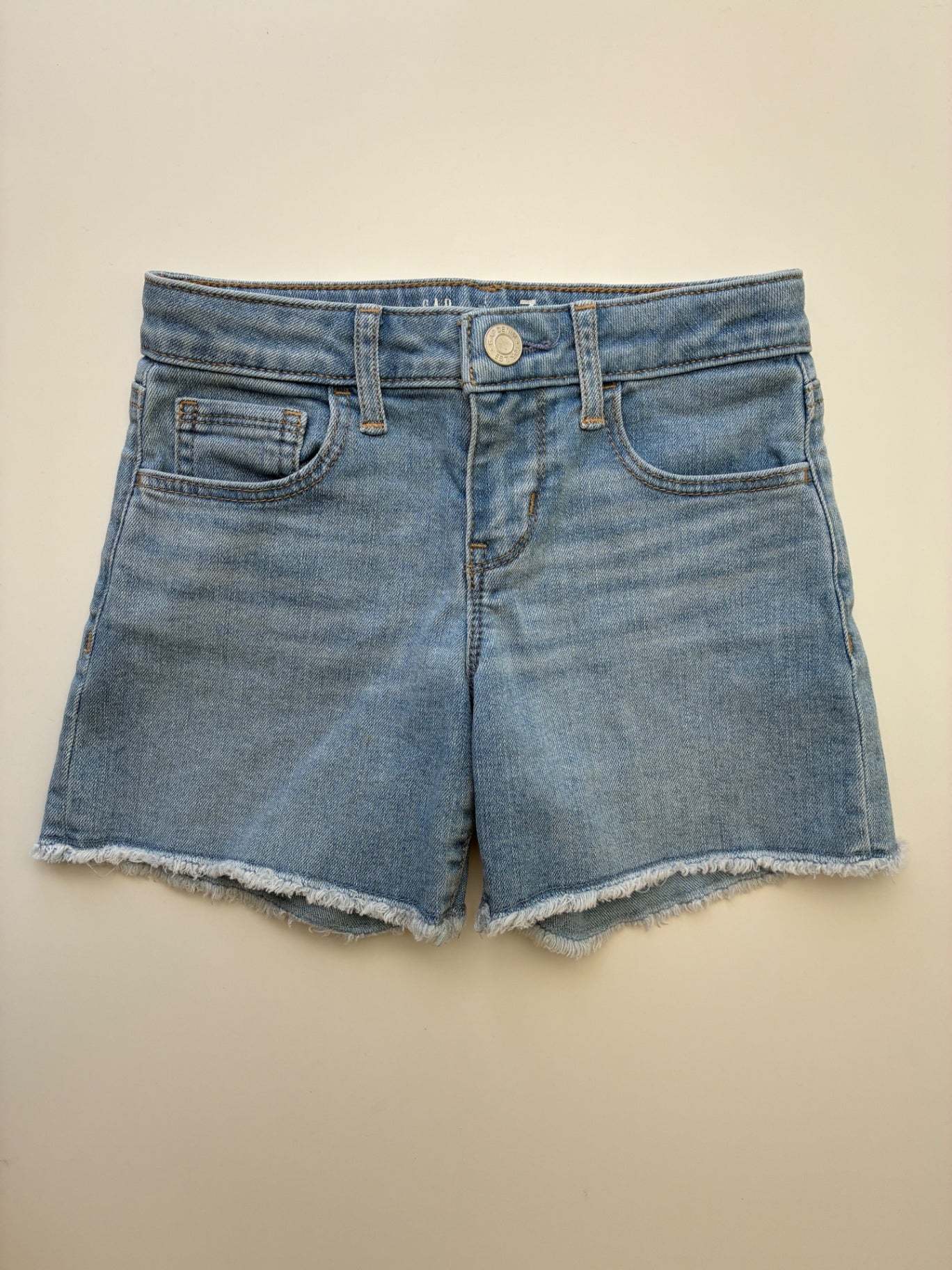 Gap Kids Shorts - Blue Denim Midi Short | size 7