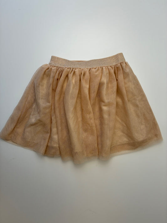 H&M Skirt - Gold Glitter Tulle | size 3T/4T