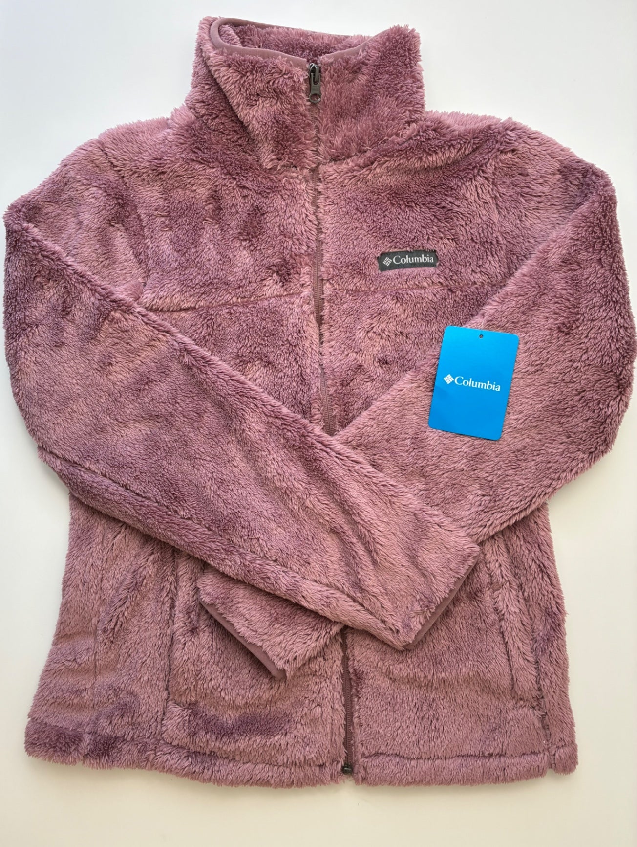 Columbia Jacket - Purple Cloudy Day Fleece Full Zip (Adult Size XS) | size Women's XS