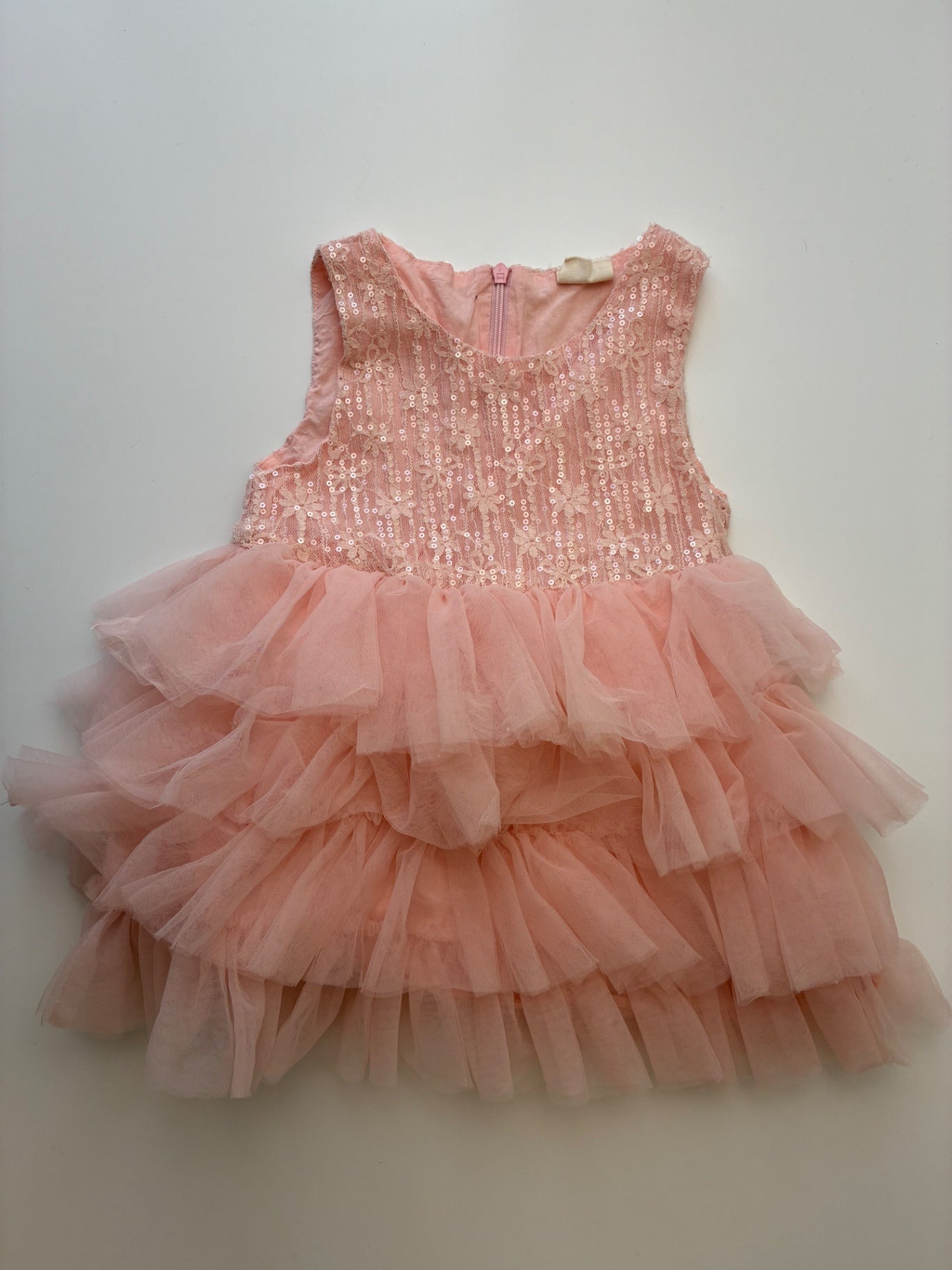 ML Kids Dress - Pink Sequin + Tulle | size 2T