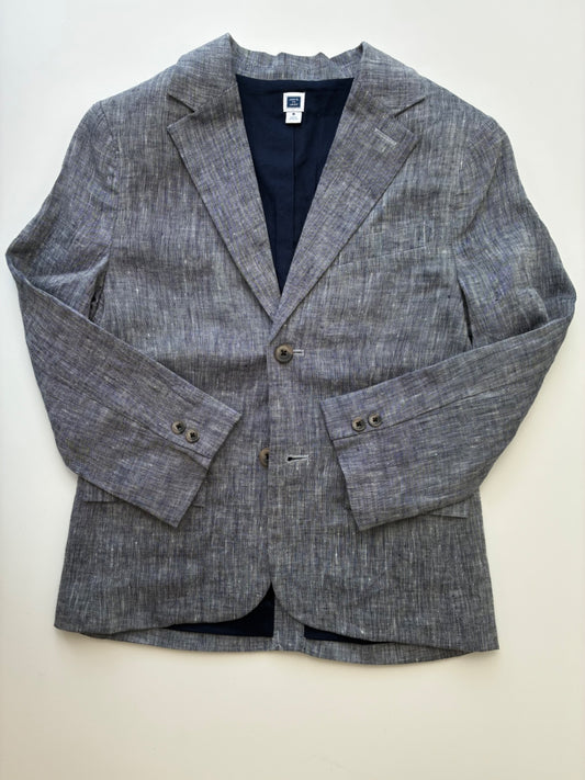 Janie and Jack Blazer - Navy Blue Linen | size 8