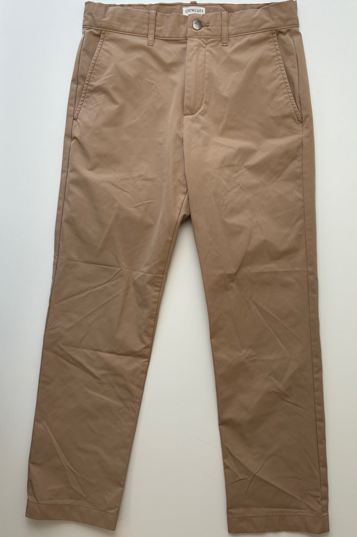 Crewcuts Pants - Tan Performance Chino | size 10
