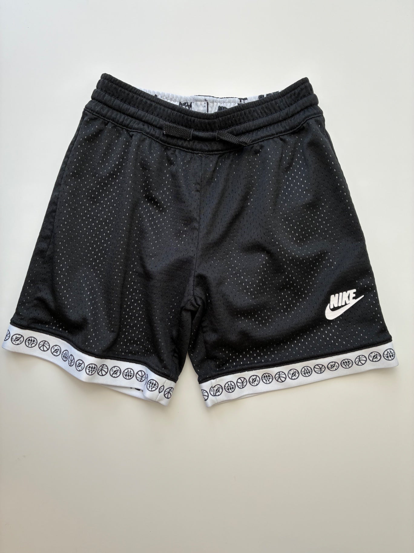 Nike Shorts - Black Mesh Basketball Short | size 6/7