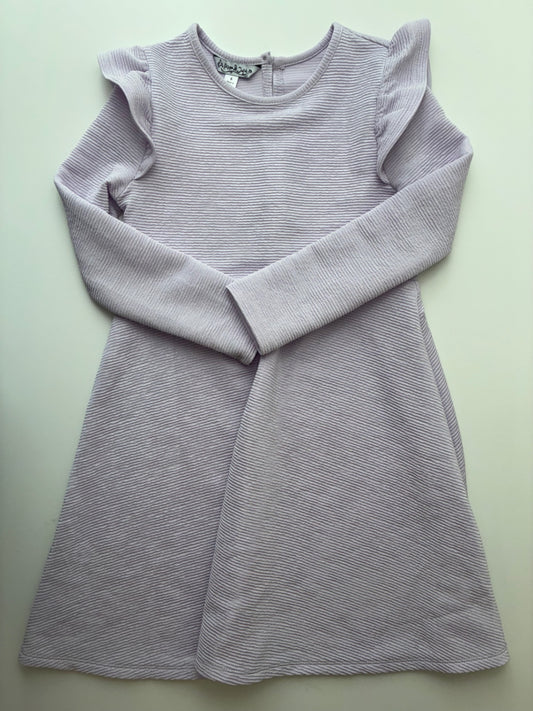 Pippa & Julie Dress - Purple Ribbed Long Sleeve | size 6