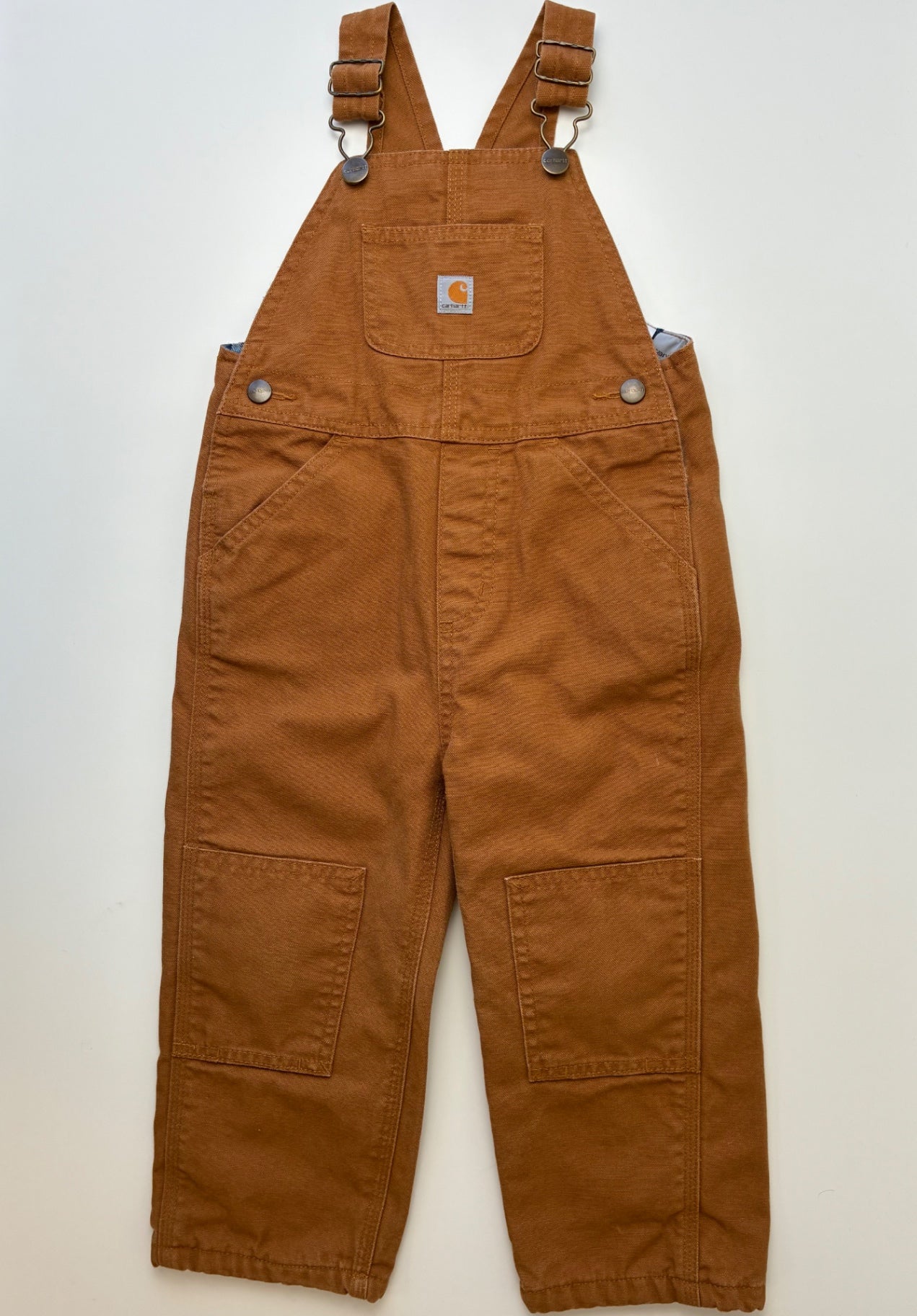 Carhartt Overalls - Brown Cargo 100% Cotton | size 3T