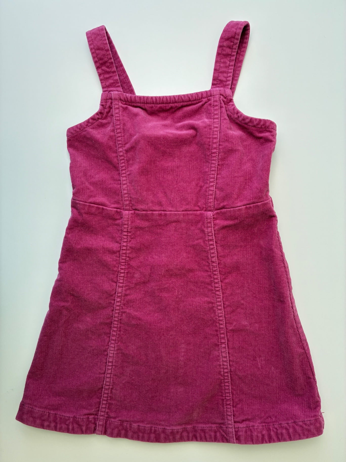 Crewcuts Dress - Pink Corduroy Overall Dress | size 5T